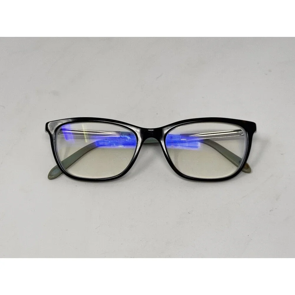 Tiffany & Co TF2150-B 8193/4 Eyeglass Frames 52-17-140 Black Turquoise Italy